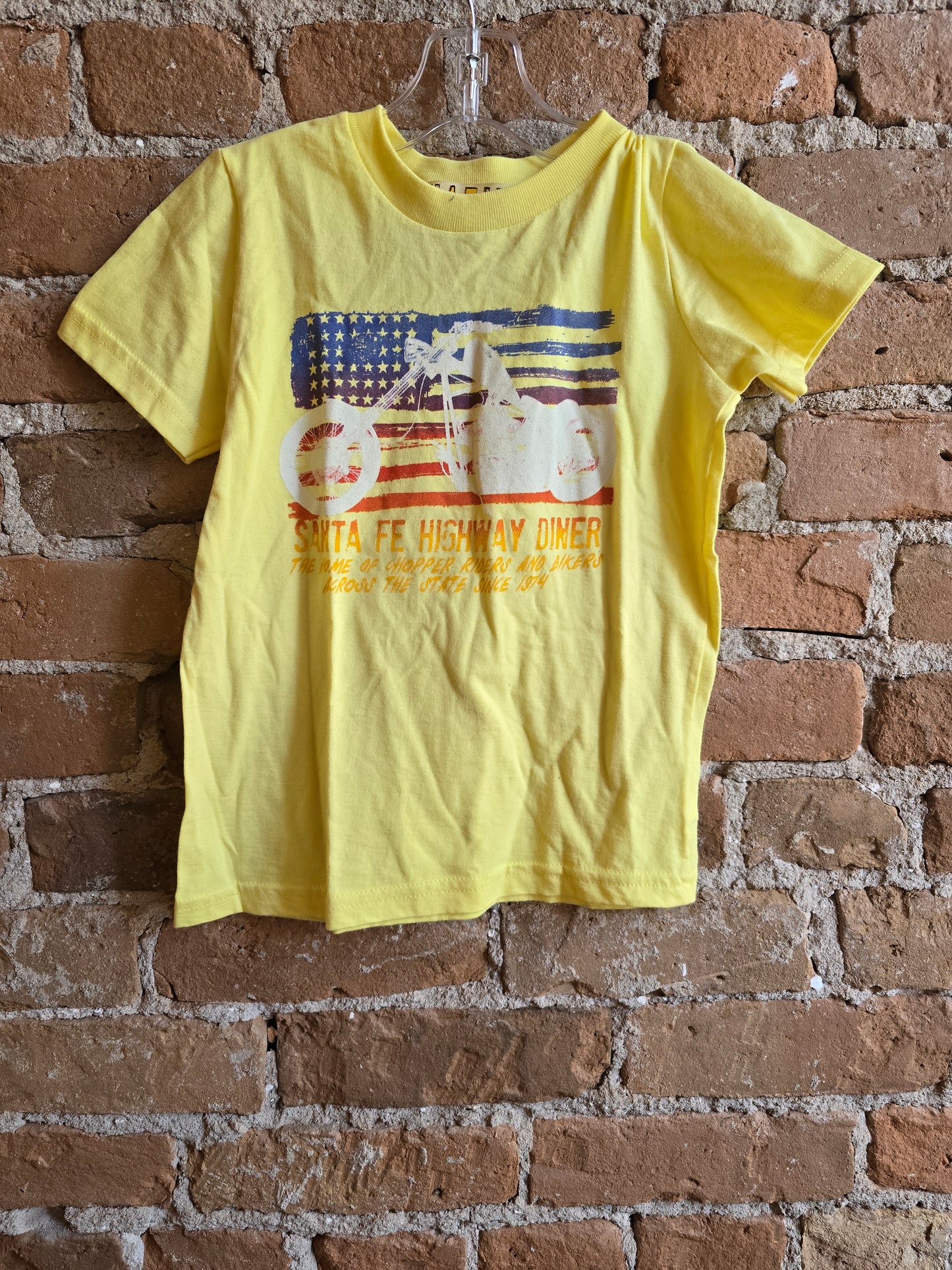 Motorcycle, Santa Fe Tee. Native Funk and Flash