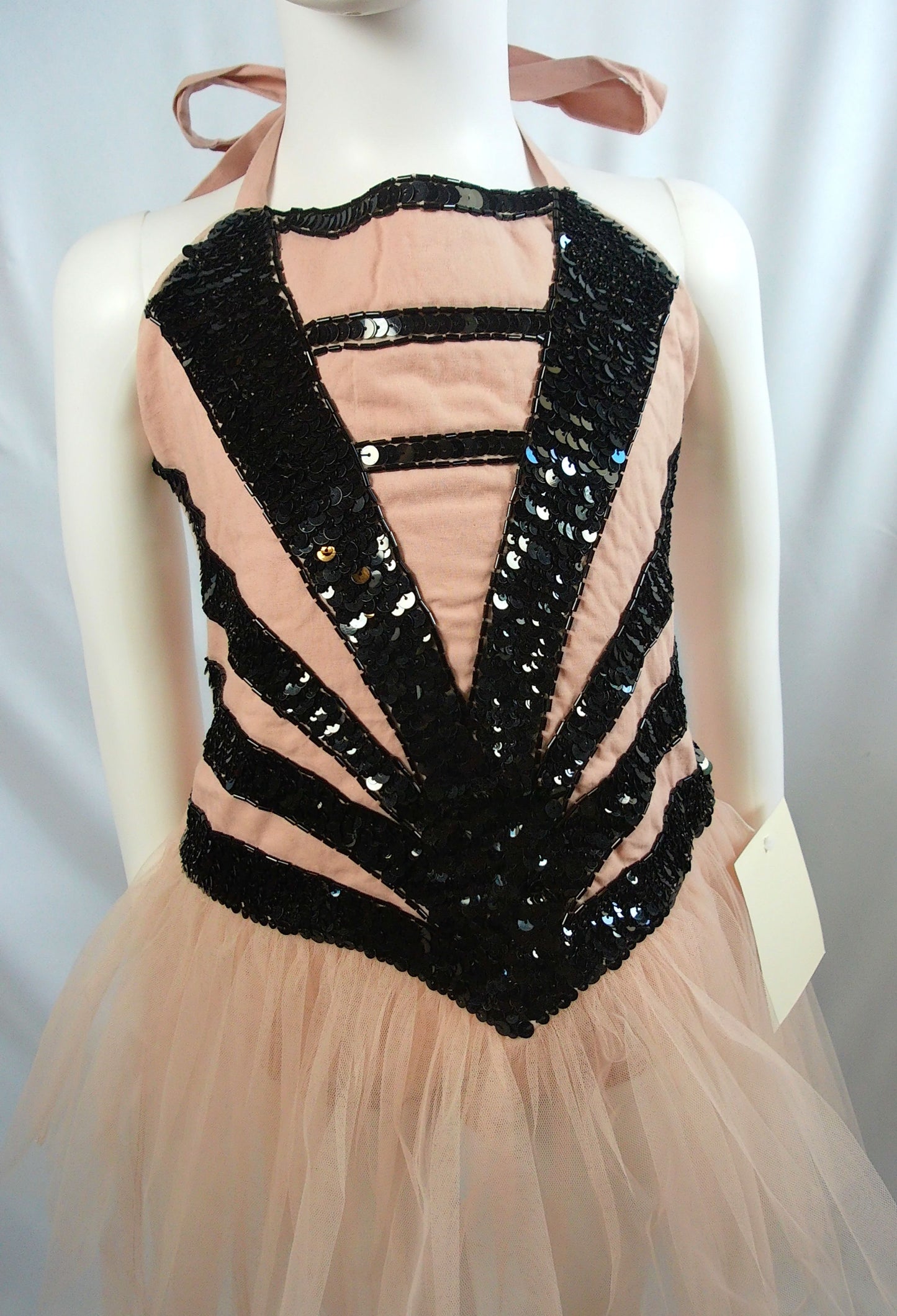 TuTu Du Monde Onesie Tutu Dress in Magnolia/Black
