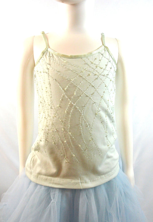 TuTu Du Monde "Bejeweled" Top in Frost