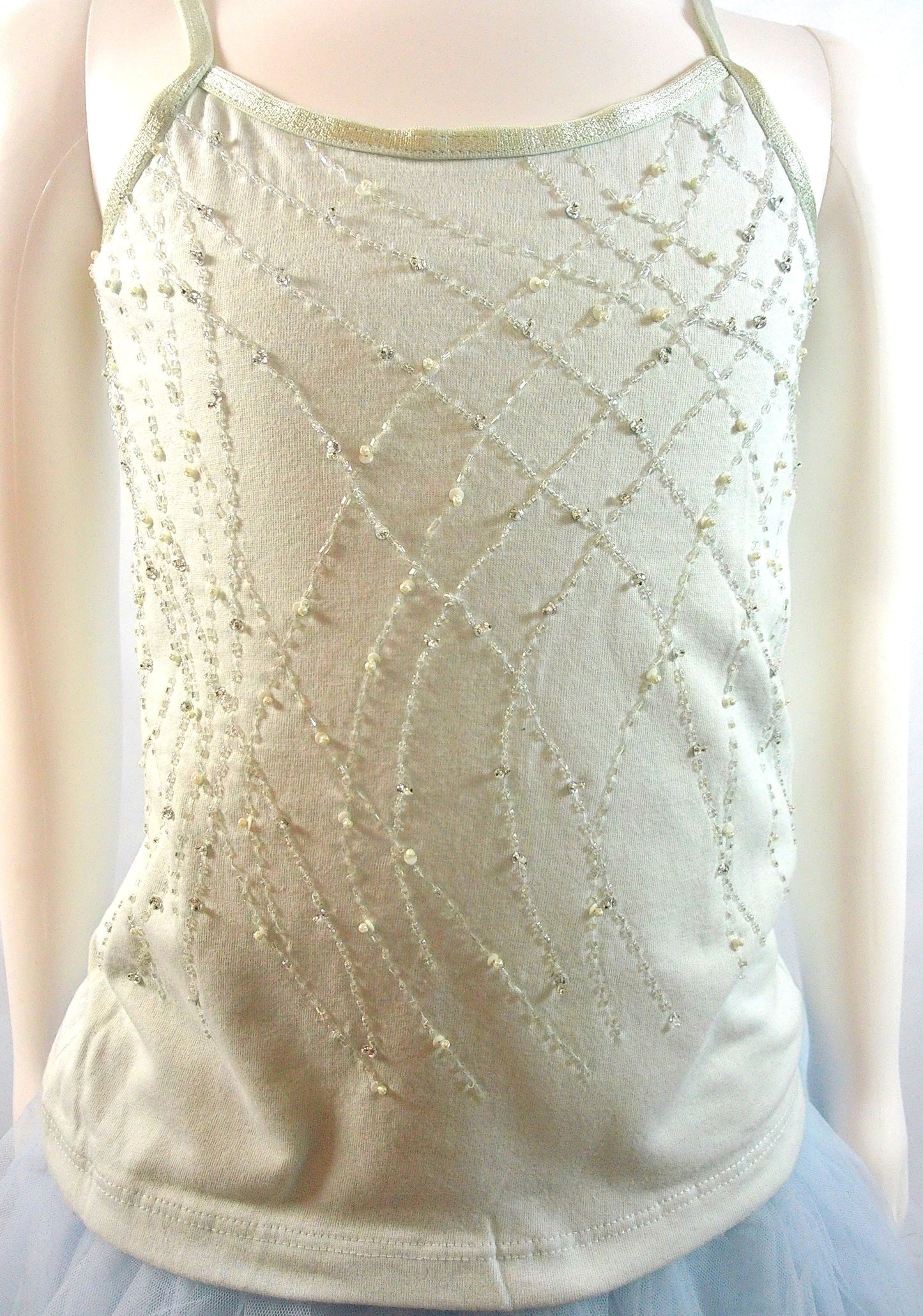 TuTu Du Monde "Bejeweled" Top in Frost