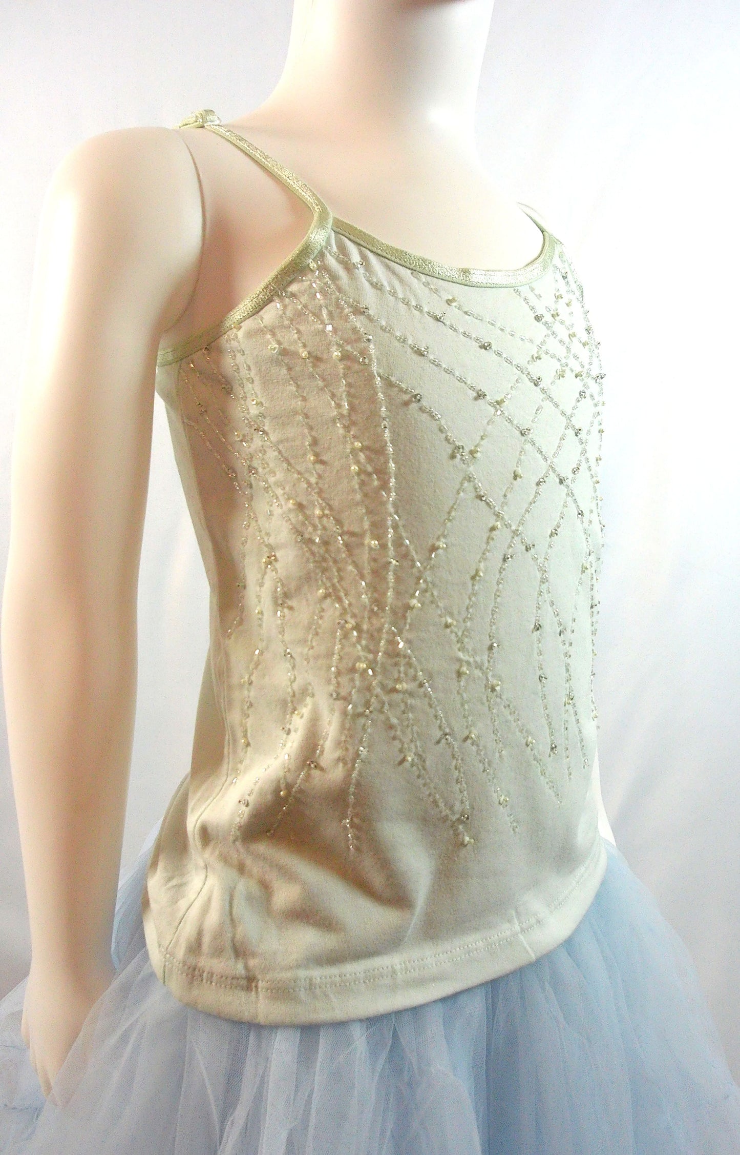 TuTu Du Monde "Bejeweled" Top in Frost
