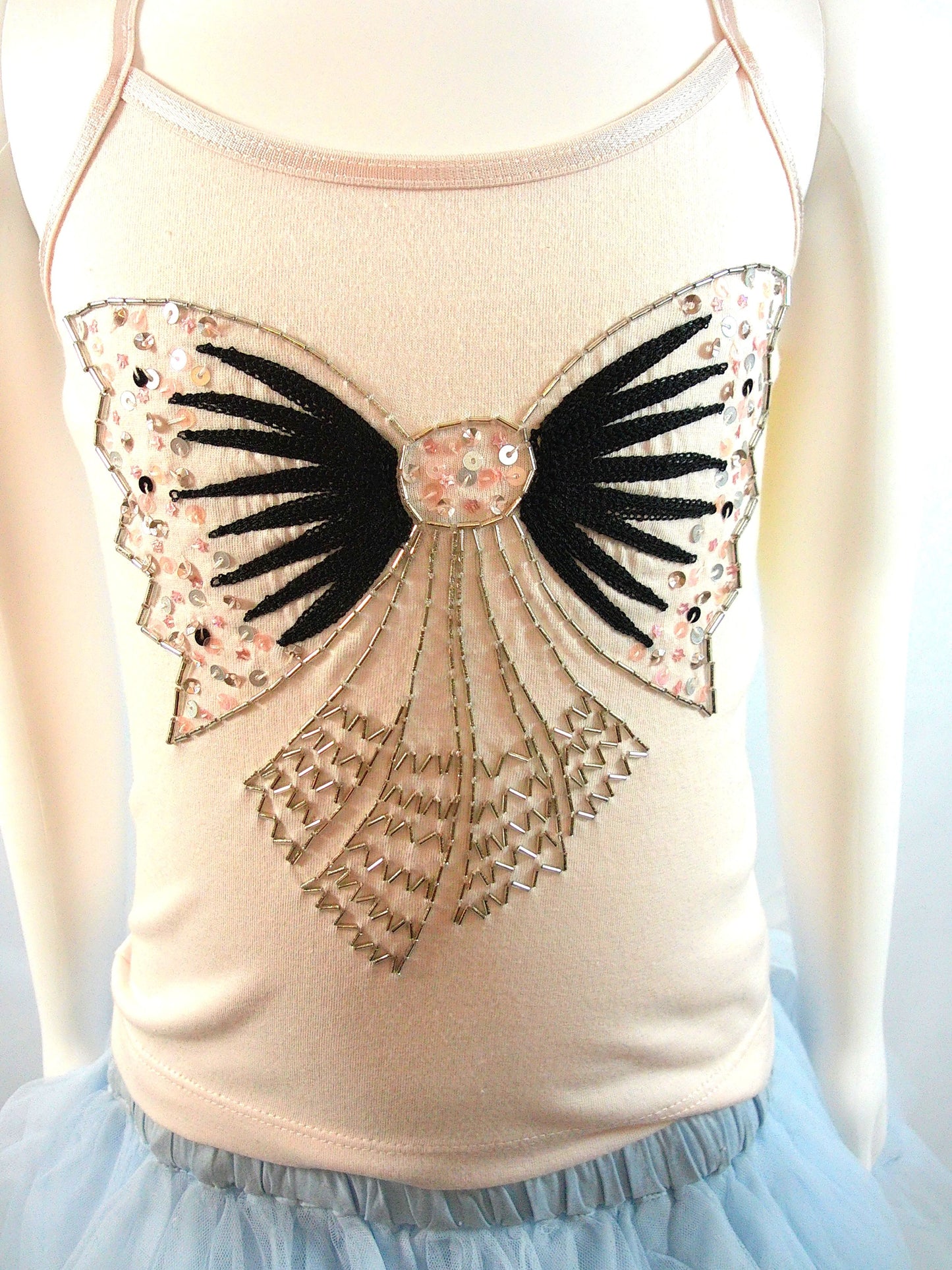 TuTu Du Monde Beaded Top in Marshmellow