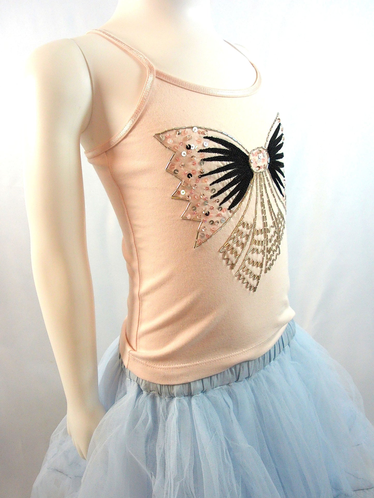 TuTu Du Monde Beaded Top in Marshmellow