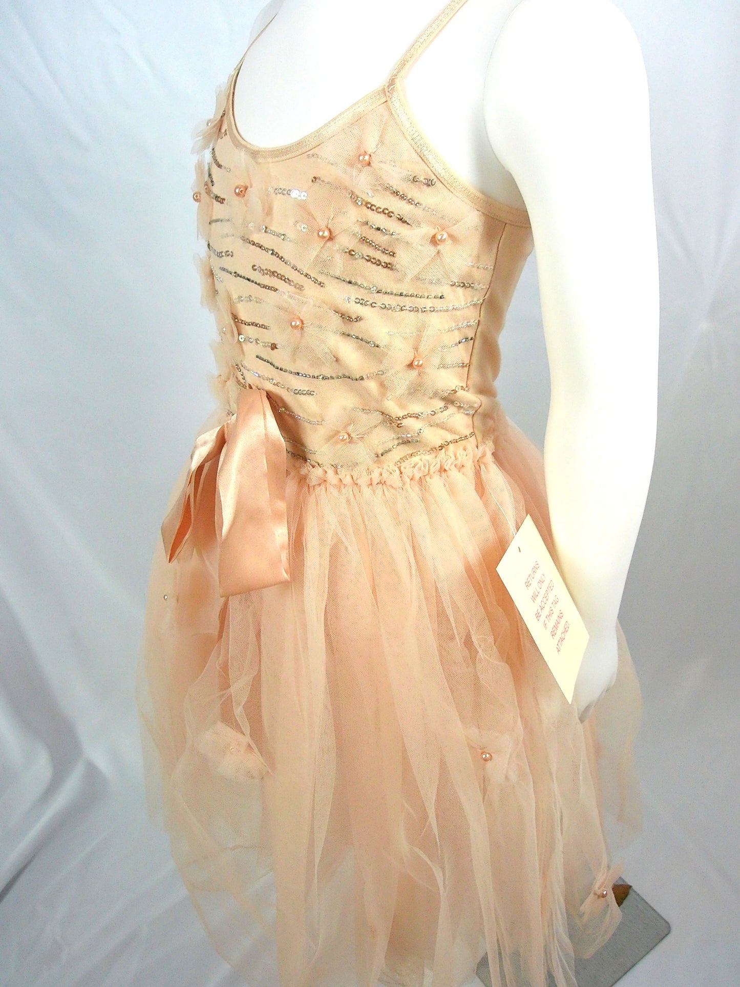 Tutu Du Monde Tutu Dress in "Latte" w/ flowers *C1,E1*
