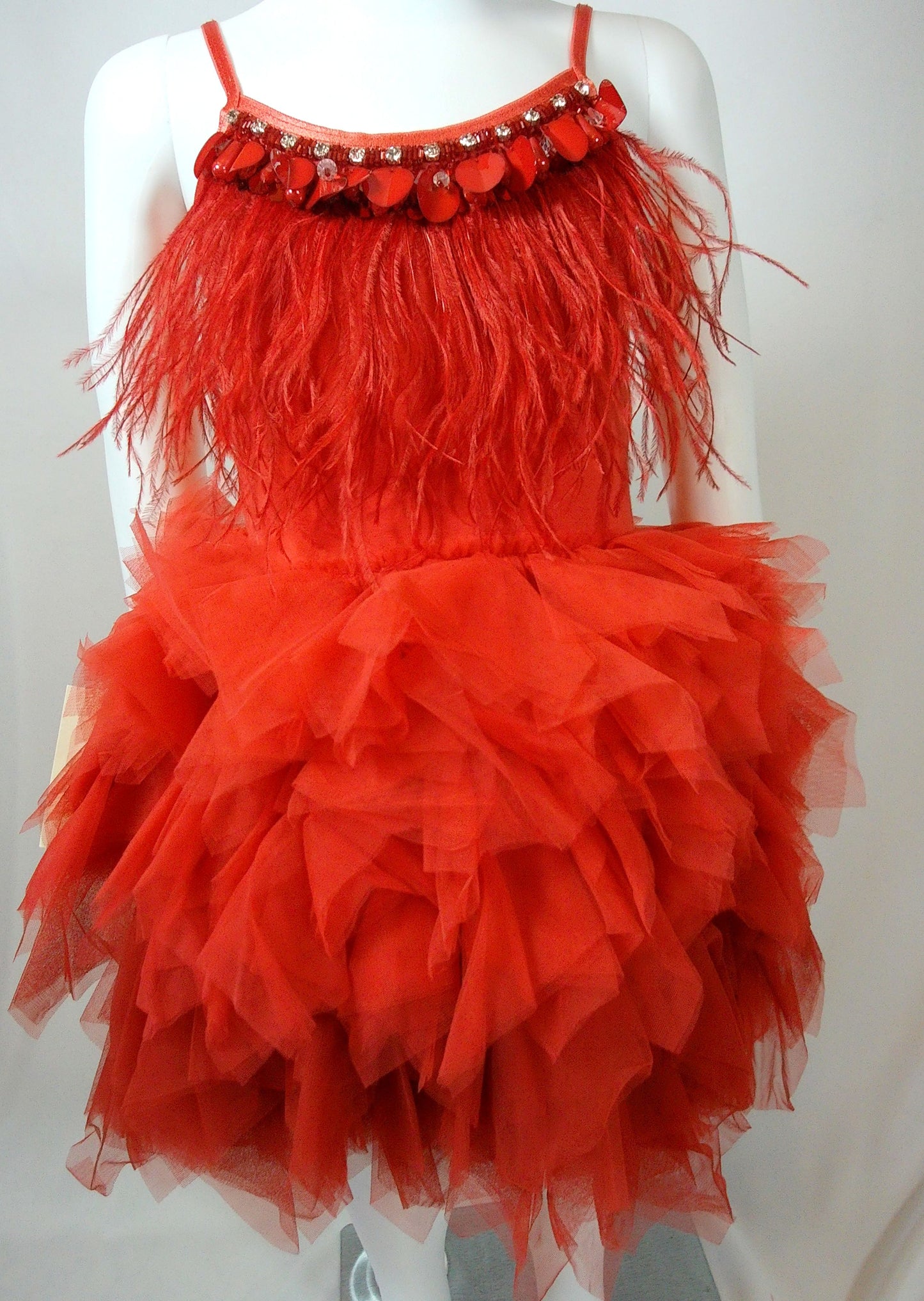 Tutu Du Monde "Queen of Hearts" Tutu Dress in Rhubarb *B1,C1*
