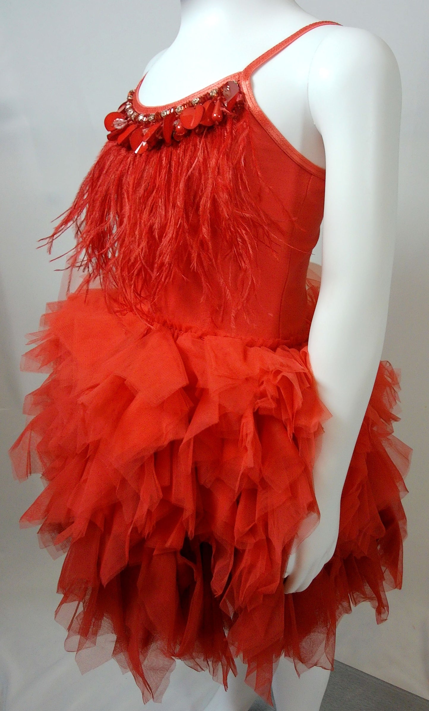 Tutu Du Monde "Queen of Hearts" Tutu Dress in Rhubarb *B1,C1*