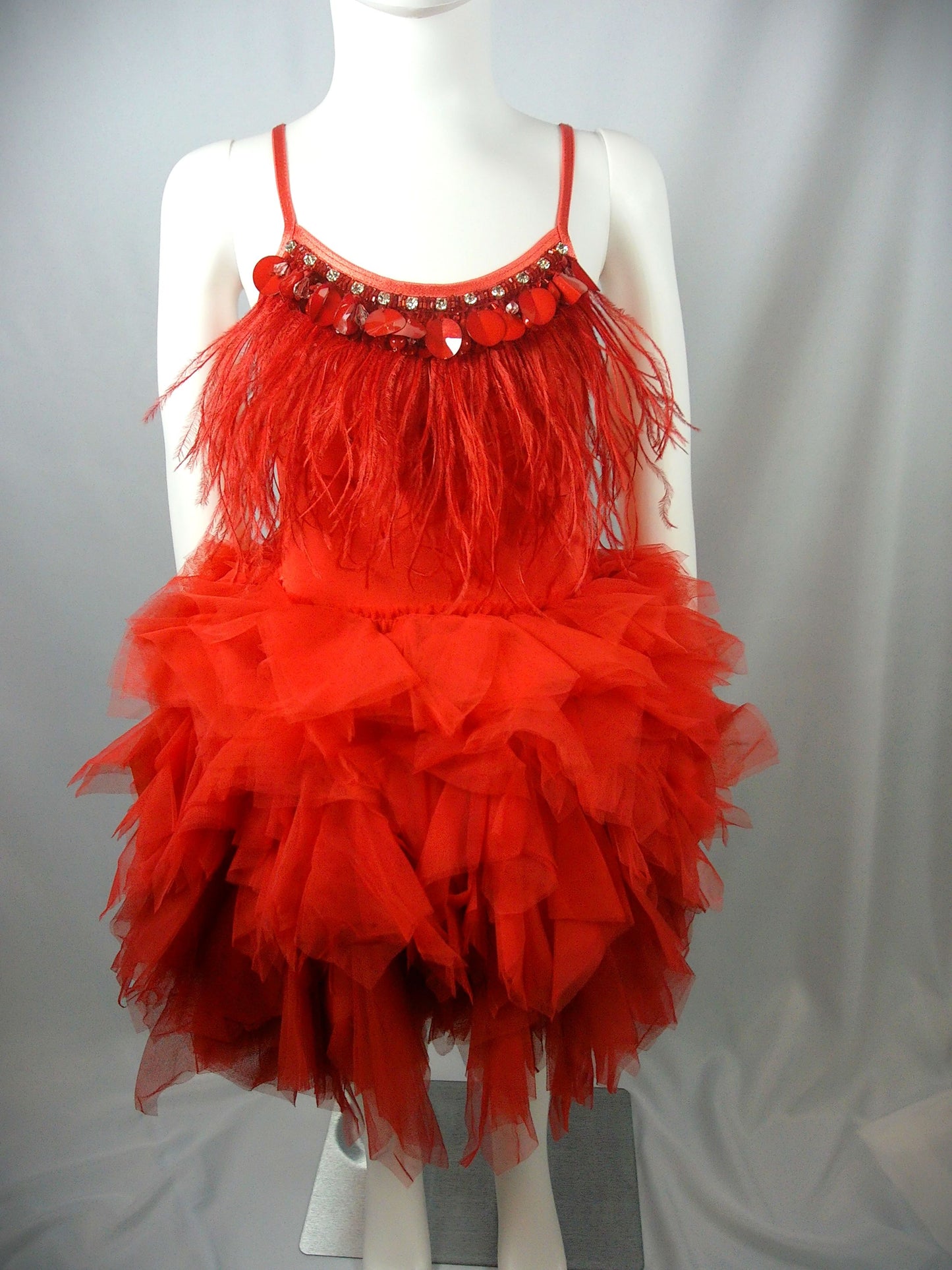 Tutu Du Monde "Queen of Hearts" Tutu Dress in Rhubarb *B1,C1*