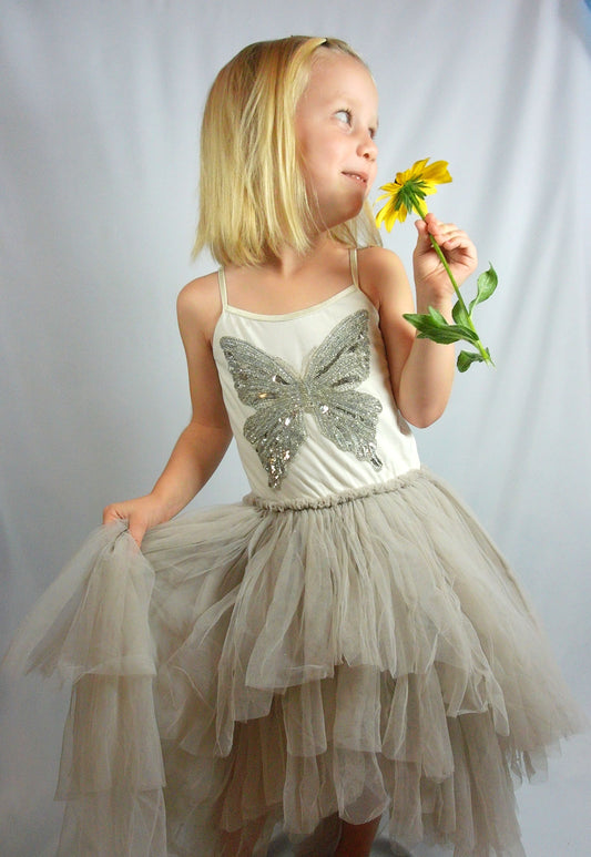 Tutu Du Monde "Butterfly Effect" Tutu Dress in Silver *B1, C1, E1, F1*