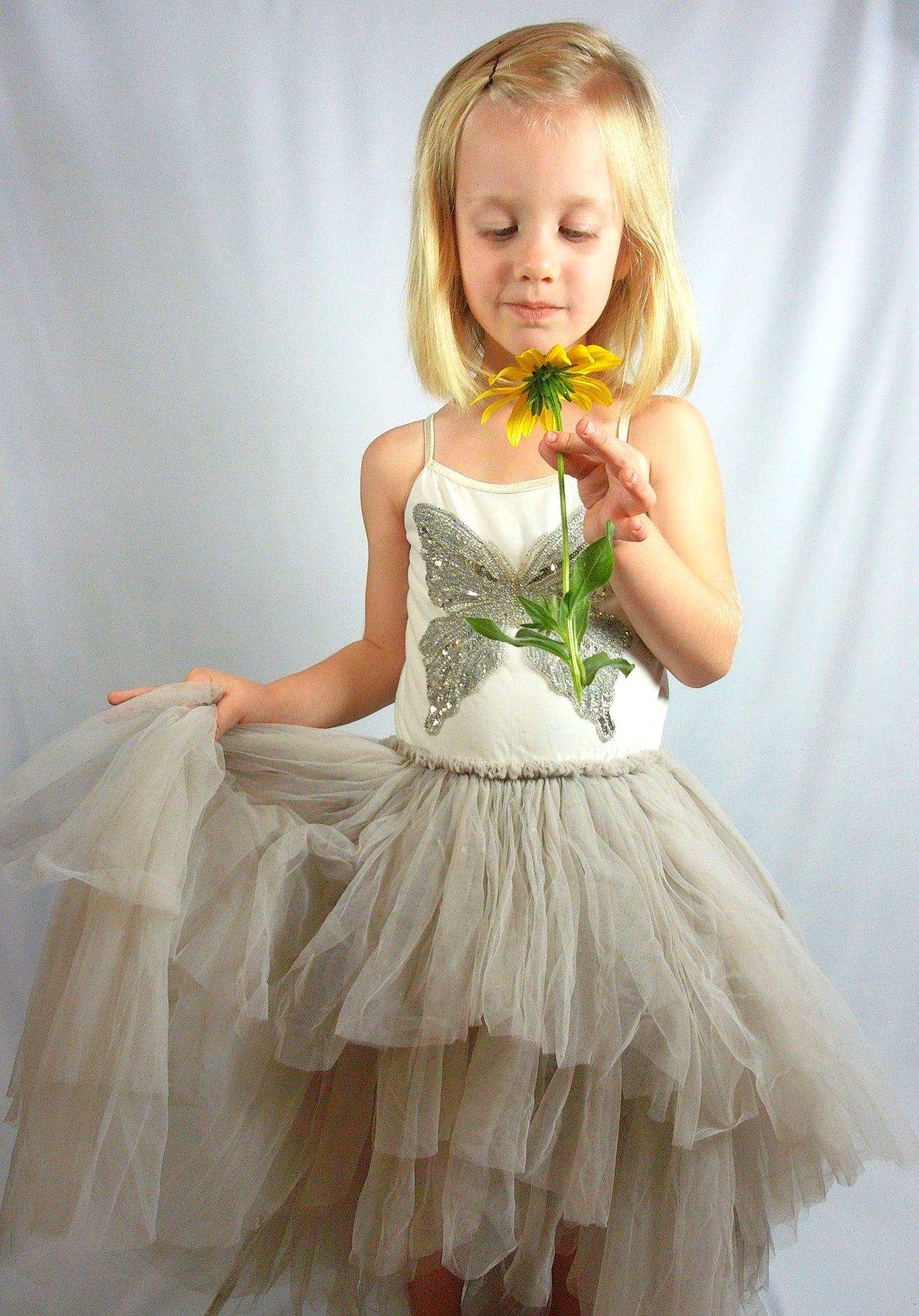 Tutu Du Monde "Butterfly Effect" Tutu Dress in Silver *B1, C1, E1, F1*
